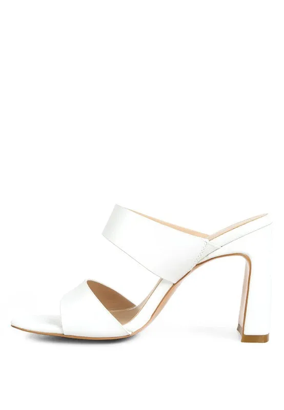 Alodia Block Heel Slide Sandals