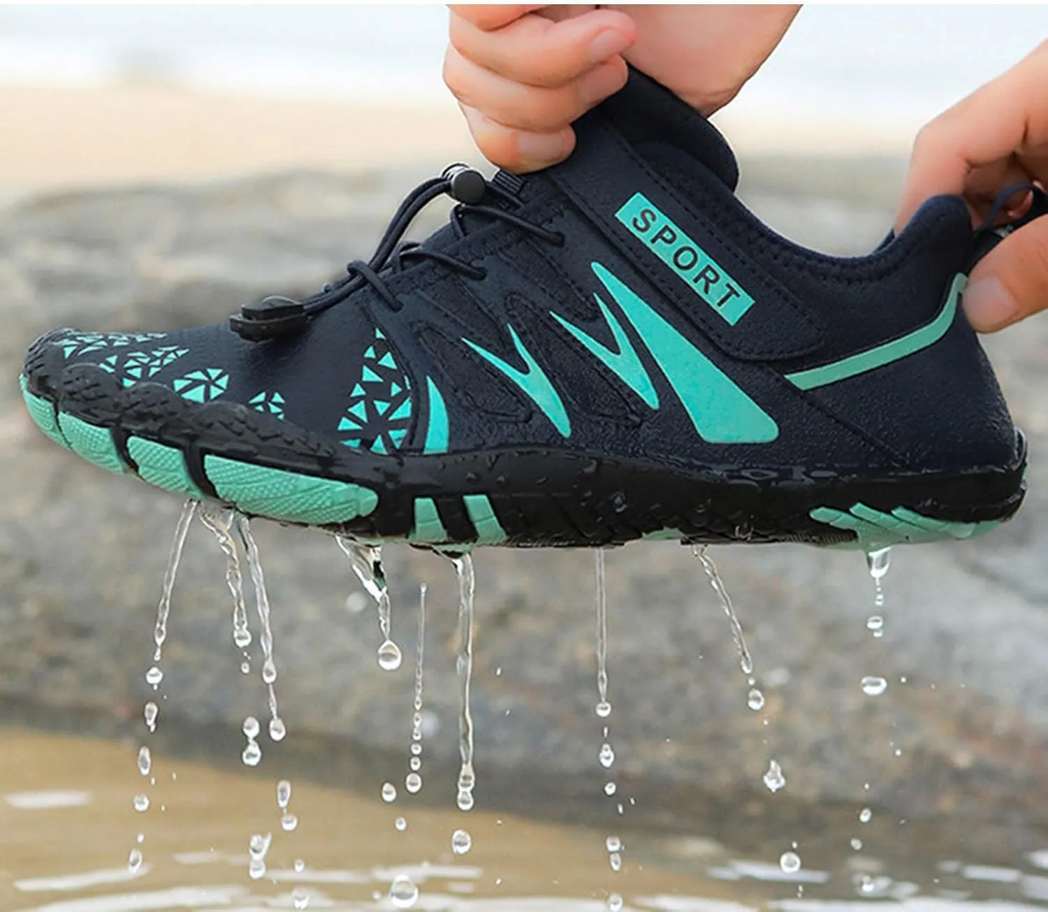 Barefoot Aqua Shoes for Men Women Quick Dry Water Swim Beach Pool Surf Hiking Kayaking Diving Yoga Outdoor Sports Breathable