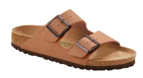 BIRKENSTOCK Arizona Earthy Vegan Pecan BirkiBuc/Microfibre Slides