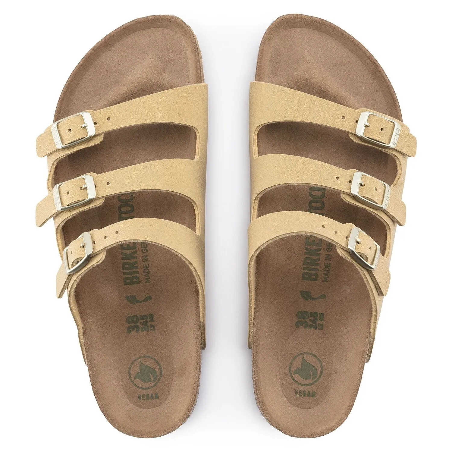Birkenstock Florida BFNB Earthy Vegan Latte Cream 1019435