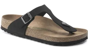 BIRKENSTOCK Gizeh Earthy Vegan Black BF Thong