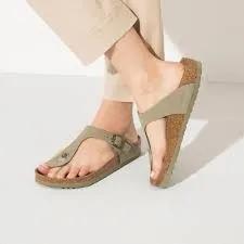 BIRKENSTOCK Gizeh Khaki Earthy Vegan BF Thong
