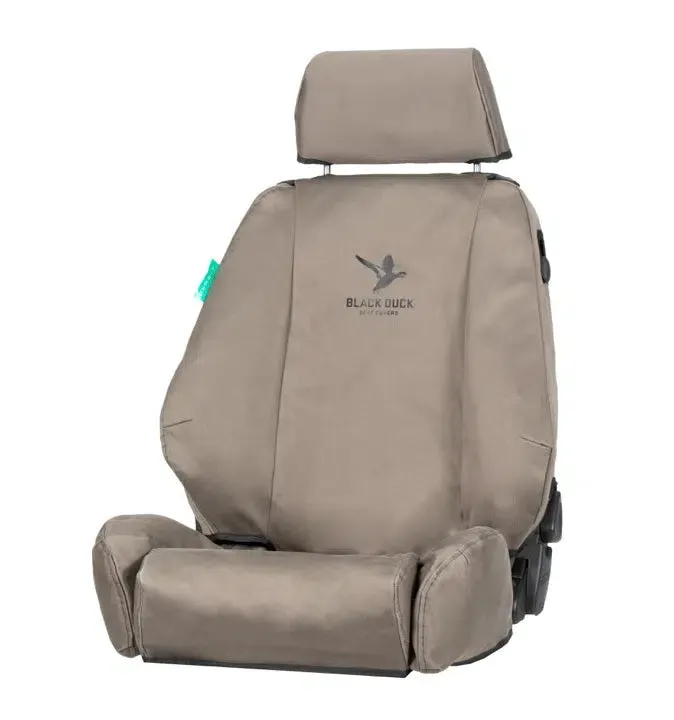 Black Duck Seat Covers Nissan Navara D23 SL, ST, STX Pro4X