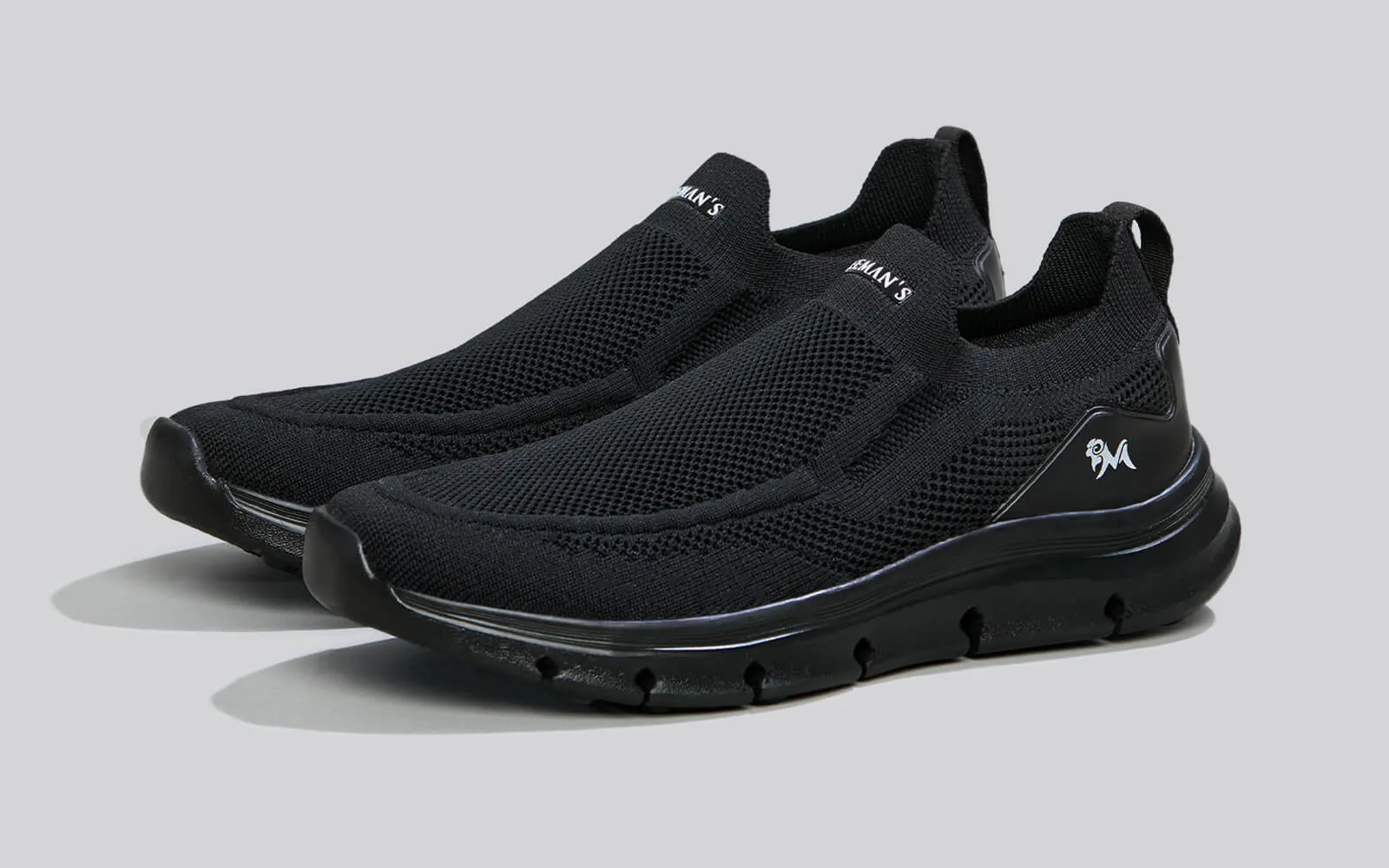 Breathe Ease Slip Ons : Black