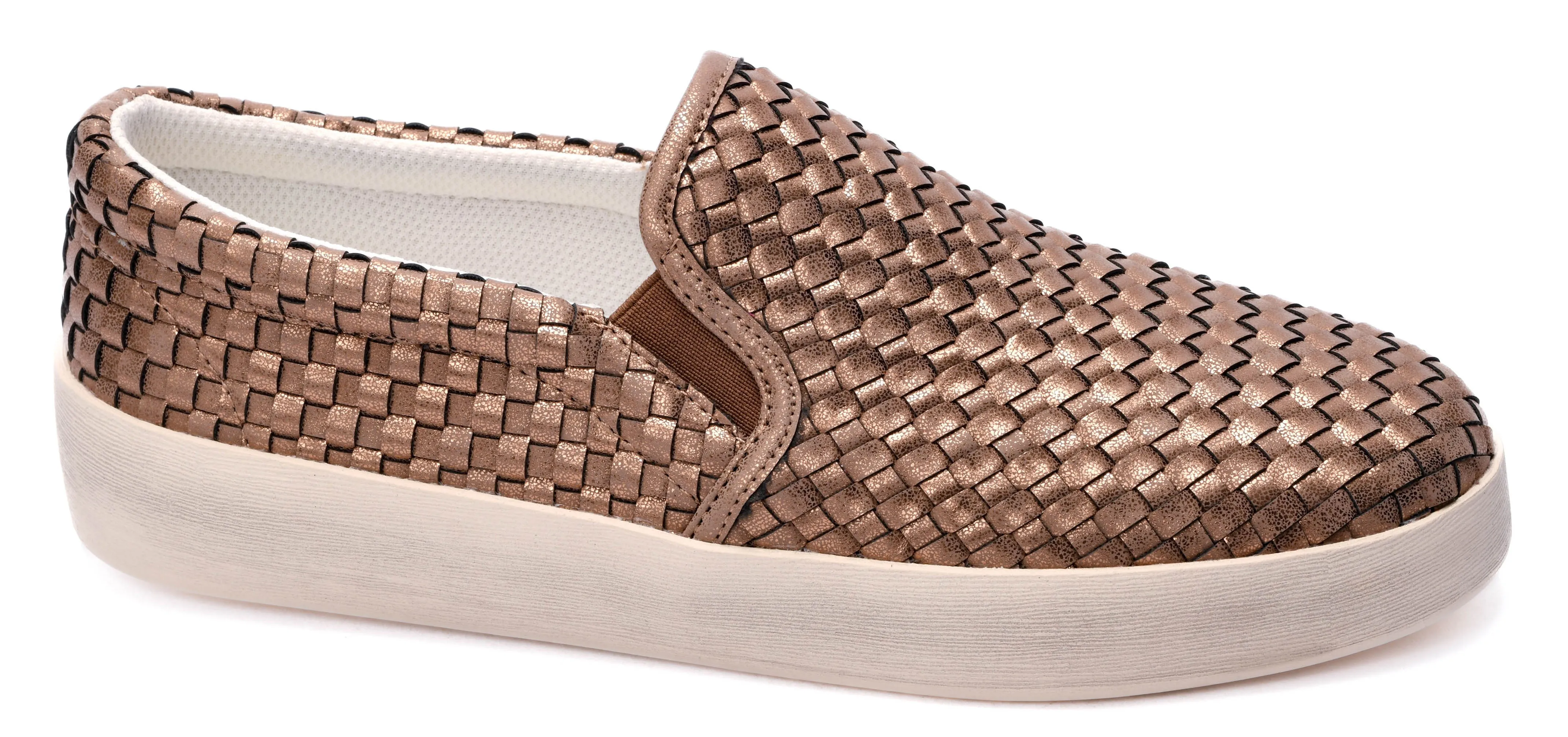 Bronze I’m Weaving Slip On