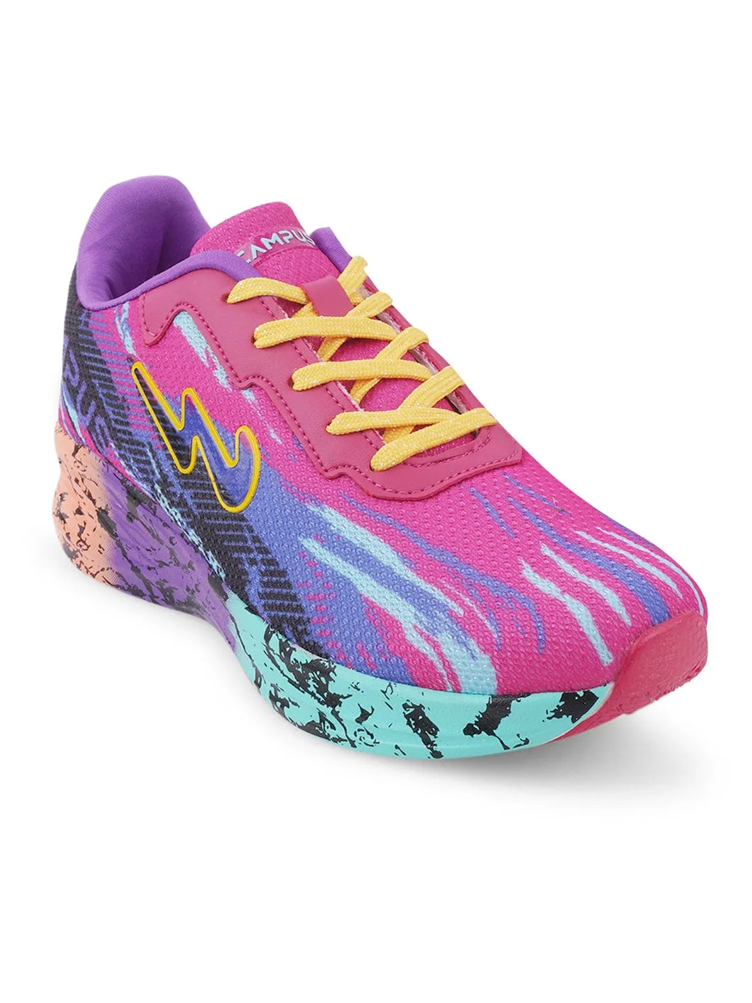 CAMP SHIMMER Pink Women's Running Shoes