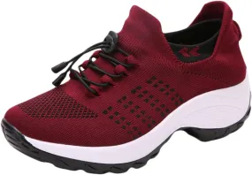 Comfortwear Ortho Shoes for Women Breathable Walking Slip on Comfortable Casual Ladies Athletic Shoe Thick Bottom