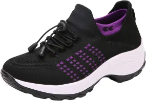 Comfortwear Ortho Shoes for Women Breathable Walking Slip on Comfortable Casual Ladies Athletic Shoe Thick Bottom