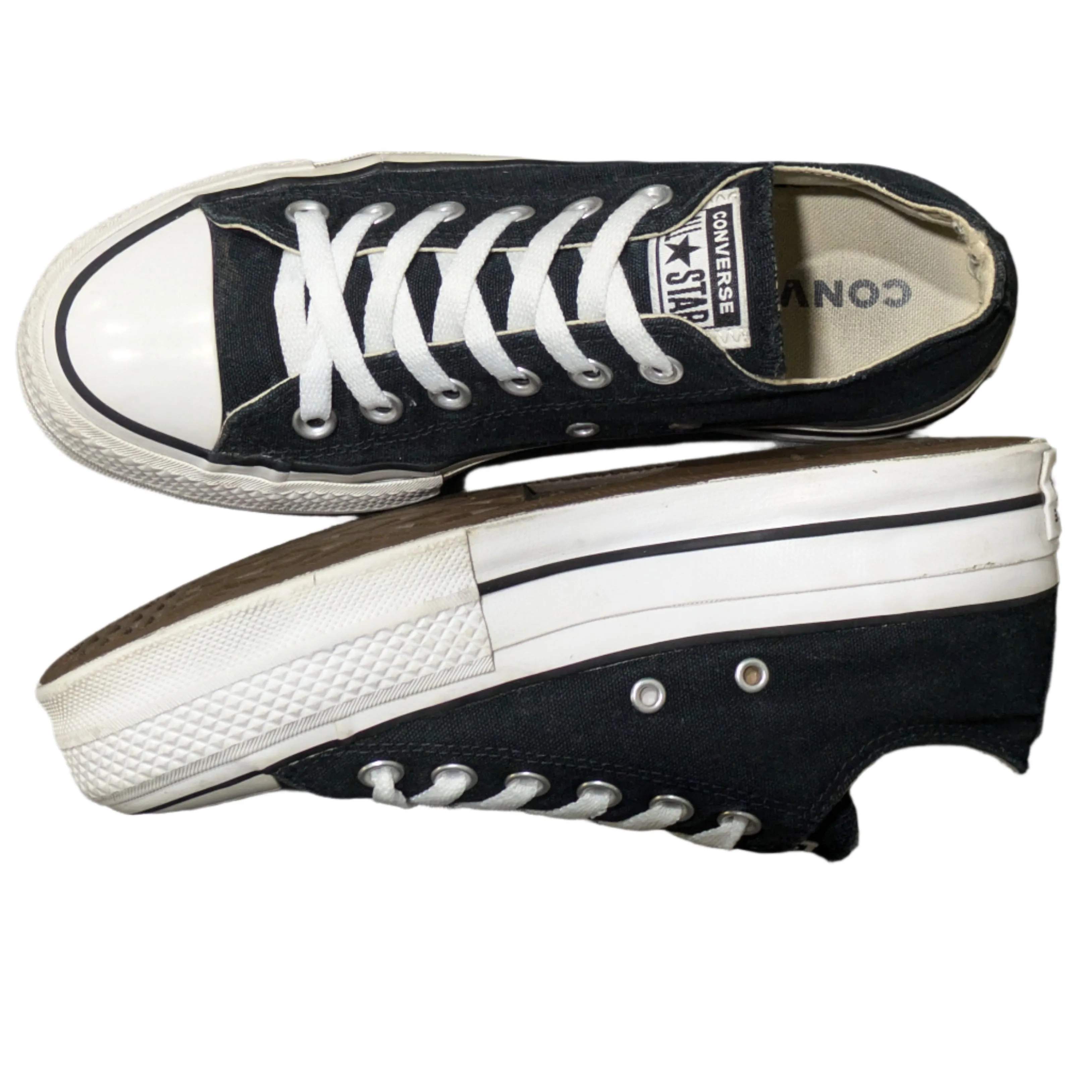 Converse All Star Lift Ox Platform Trainers – Black Size UK 5 / EU 37 / US 7