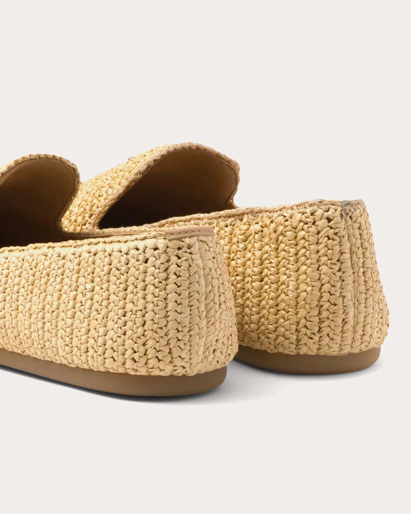 Crochet Natural Slip Ons