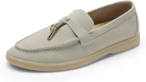 DREAM PAIRS Women's Loafers Suede Loafer Slip-on Comfortable Casual Dressy Business Work Shoes with Arch Support