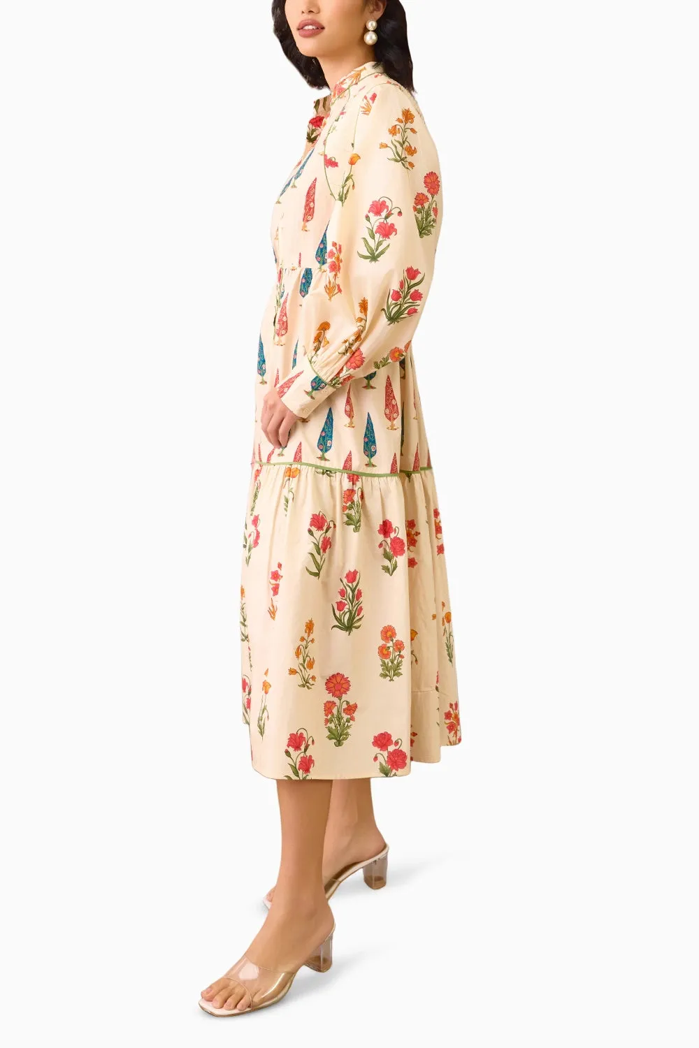 Ethereal Bloom Midi Dress