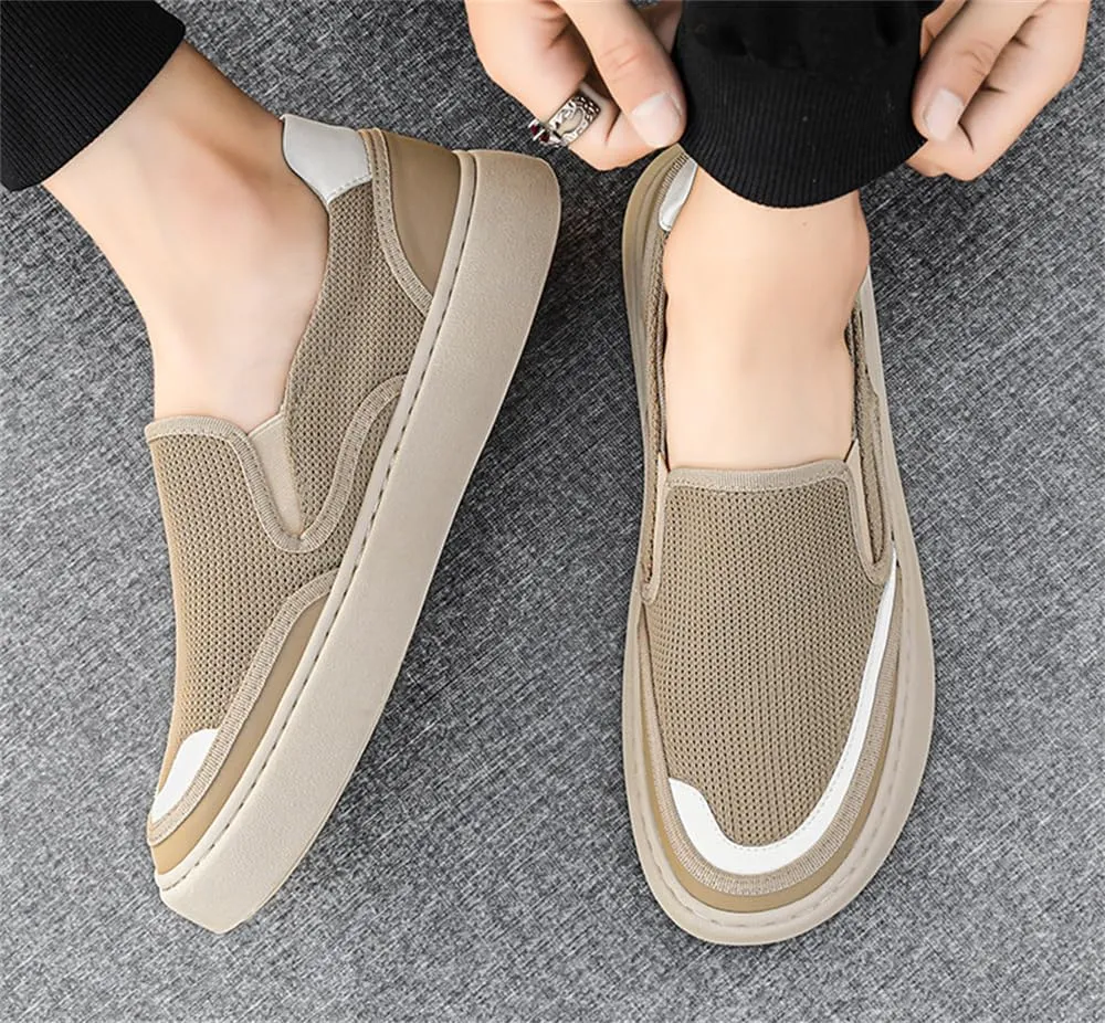 Fashion Slip On Low Top Sneakers for Men Casual Shoes Breathable Comfortable Walking Shoes Men's Driving Shoes
