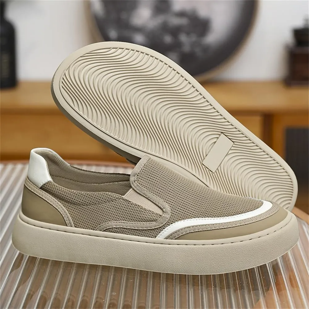 Fashion Slip On Low Top Sneakers for Men Casual Shoes Breathable Comfortable Walking Shoes Men's Driving Shoes
