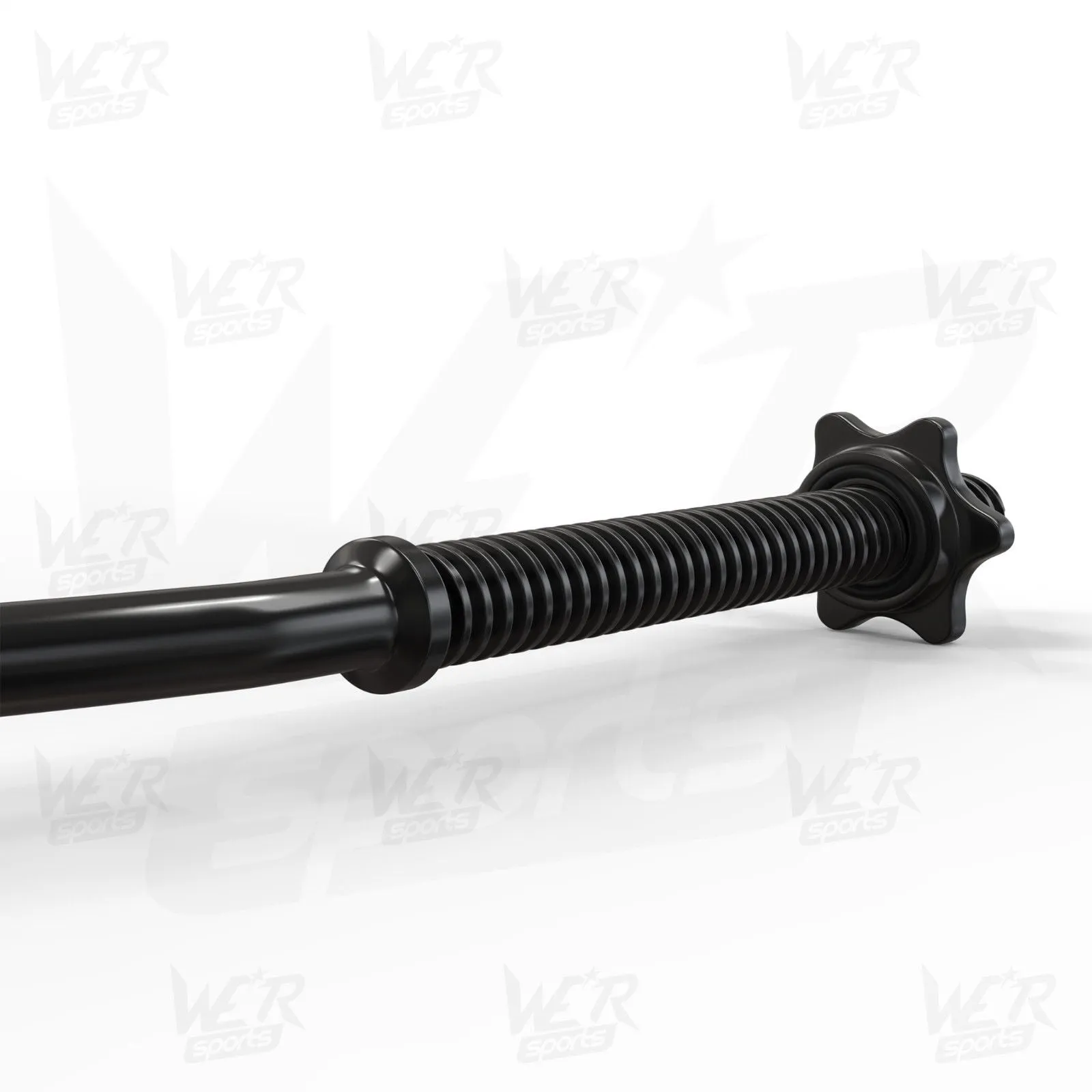 FlexBar 1" Black Curl Bar with SpinLock Collars