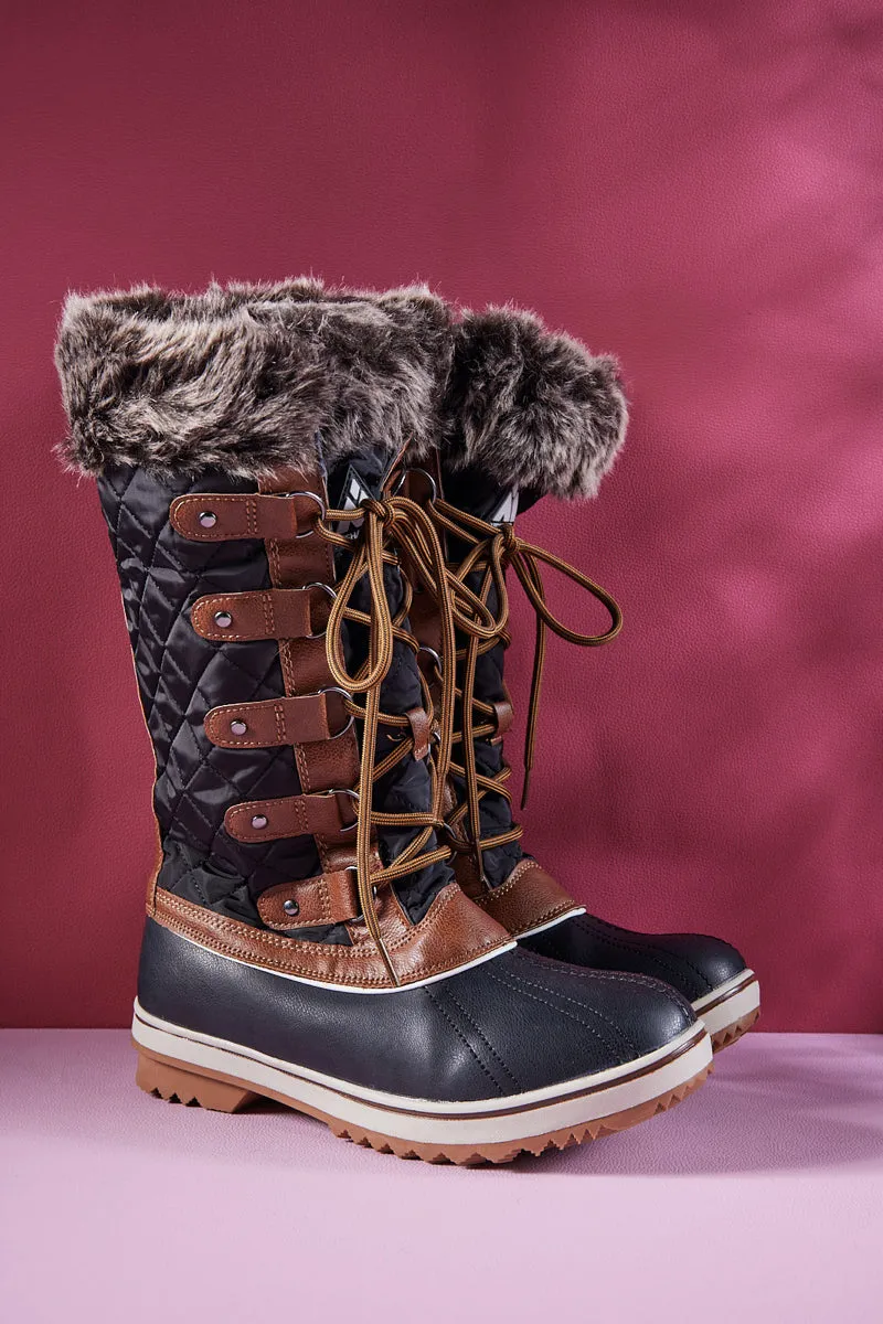 Frozen Princess | Hickory Isabella Water-Repellent Snow Boot - Brown
