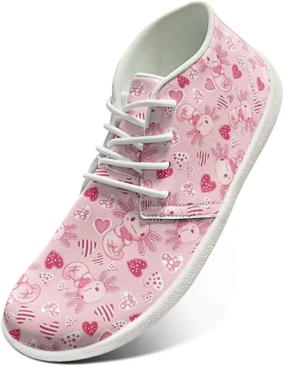 Howilath Valentine's Low Zero Drop Barefoot Shoes Women Wide Toe Minimalist Shoes Waterproof Running Sneakers