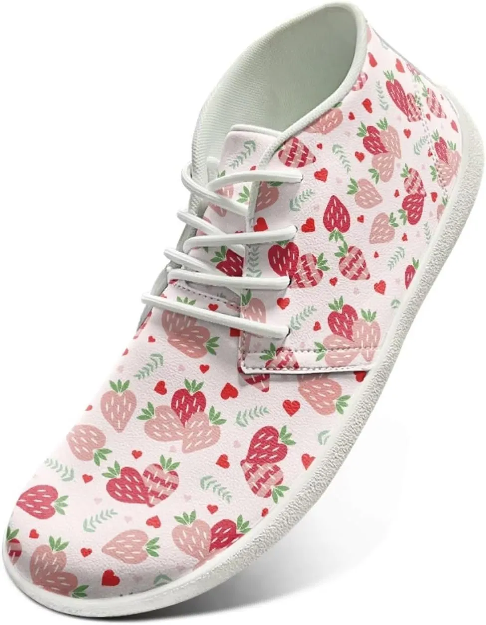 Howilath Valentine's Low Zero Drop Barefoot Shoes Women Wide Toe Minimalist Shoes Waterproof Running Sneakers