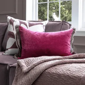 Isernia Feather Cushion Berry
