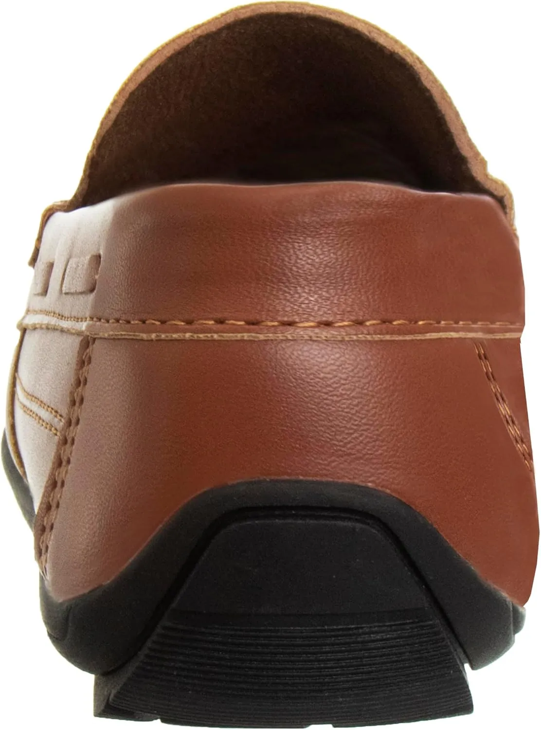 Josmo Boys’ Shoes – Casual Leatherette Moccasin Driving Loafers (Size: 5T-5 Big Kid)