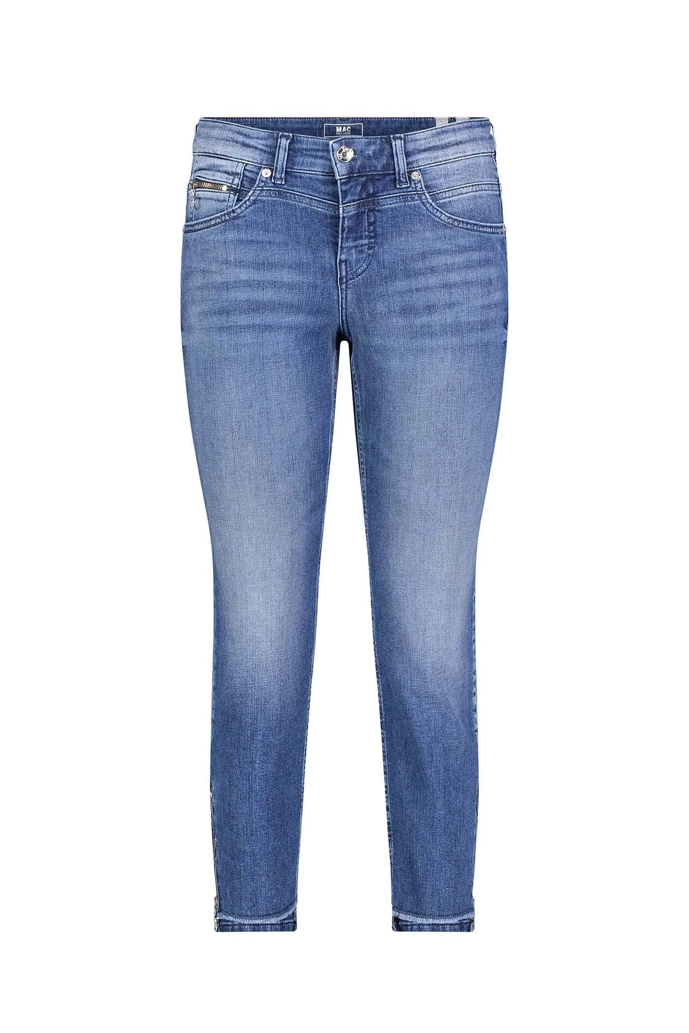 Mac 5755-90-D604 Rich Slim Chic Denim Raw Edge Jeans