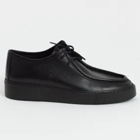 Madasat Black Leather Casual Shoes - 711 |