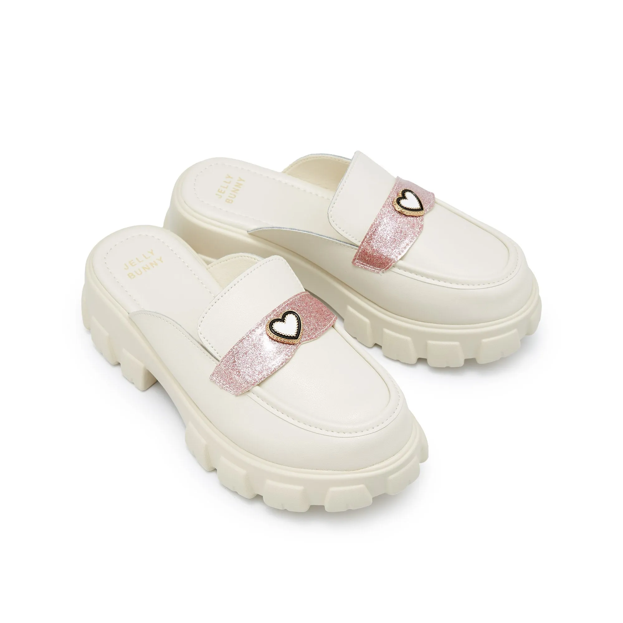 Maggie Amaris Platform Slip-On Loafers Ivory
