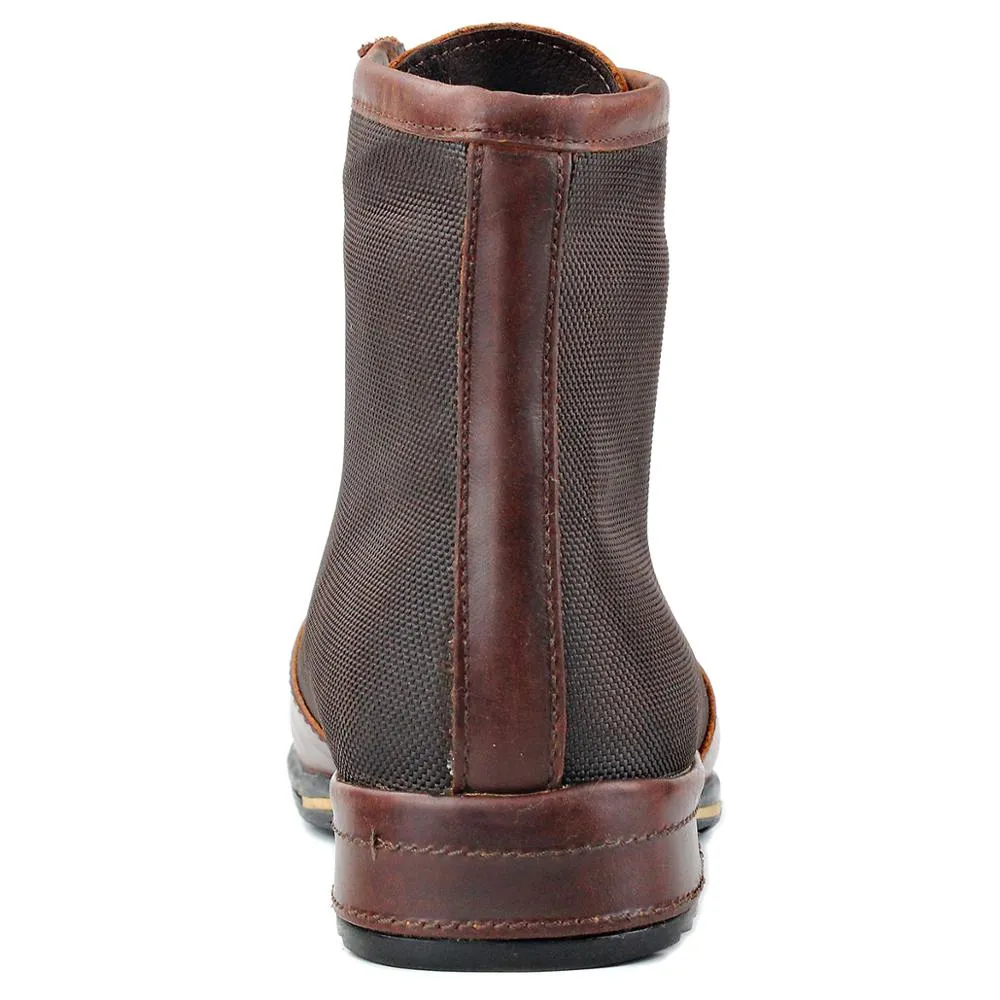 Men's Genuine Cow Leather Ankle Boots-Spring/Autumn