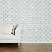 Montague Duck Egg Wallpaper