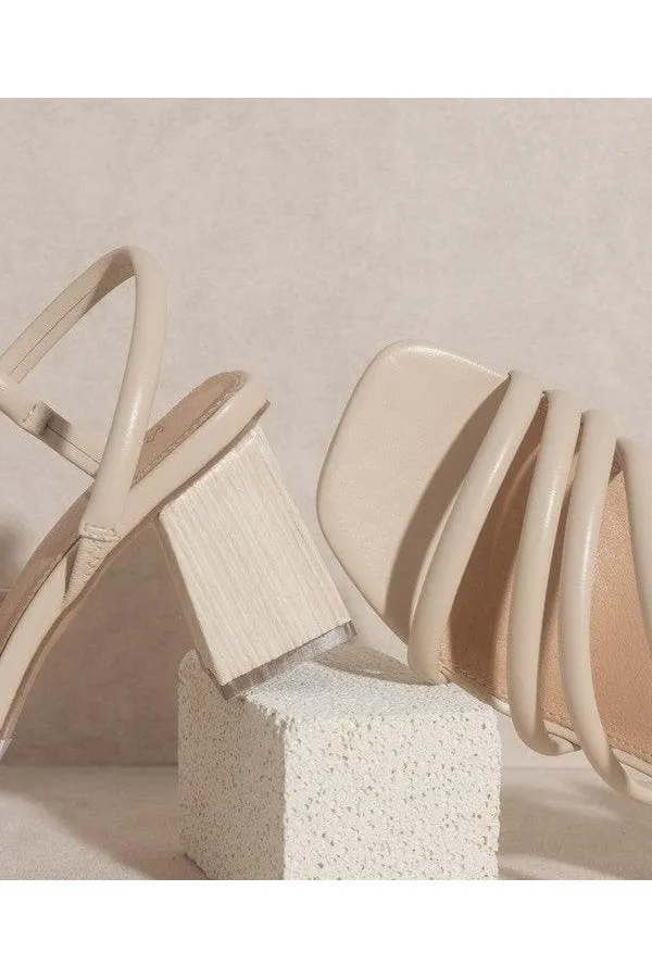 OASIS SOCIETY Ashley - Wooden Heel Sandal