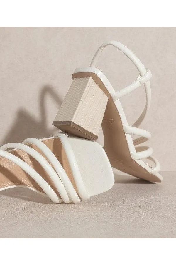 OASIS SOCIETY Ashley - Wooden Heel Sandal