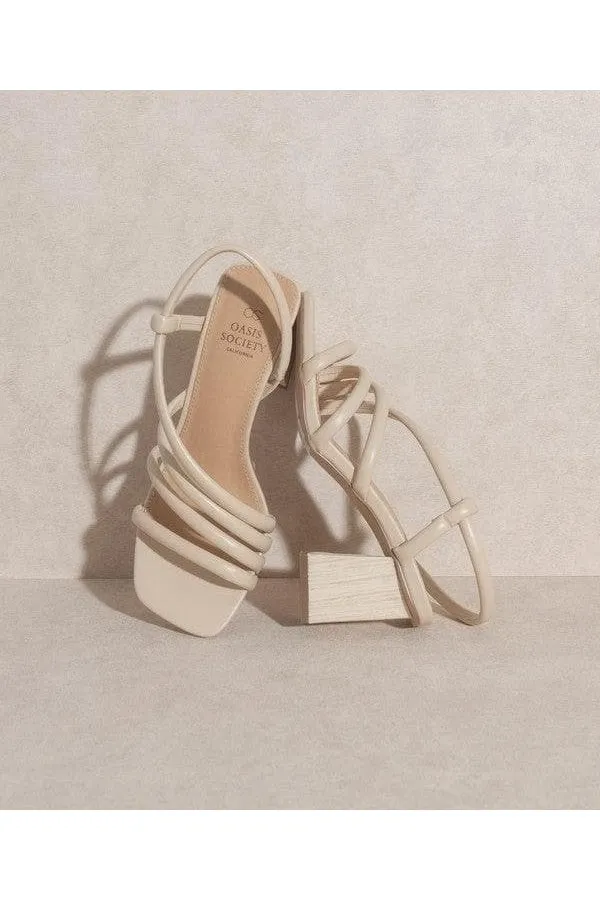 OASIS SOCIETY Ashley - Wooden Heel Sandal