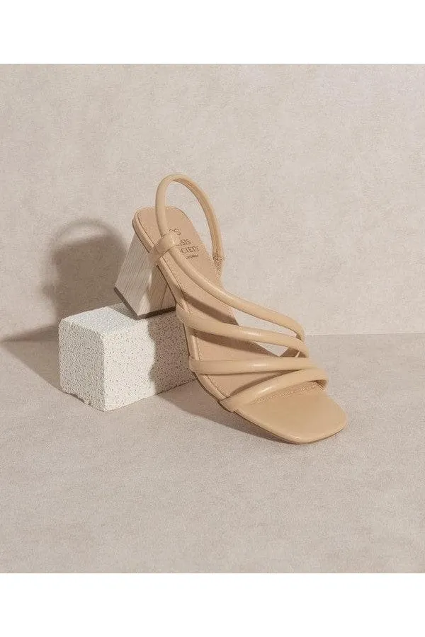 OASIS SOCIETY Ashley - Wooden Heel Sandal