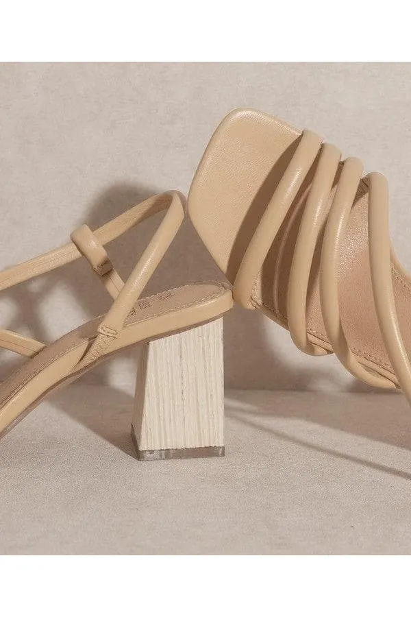 OASIS SOCIETY Ashley - Wooden Heel Sandal