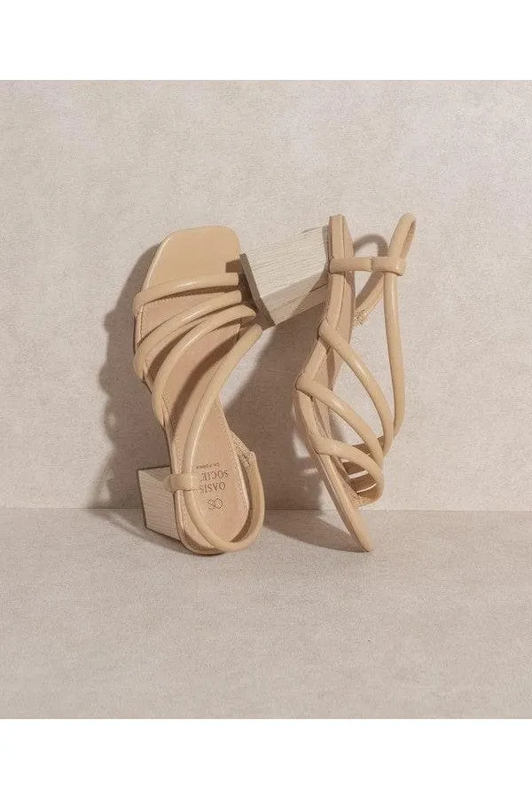 OASIS SOCIETY Ashley - Wooden Heel Sandal