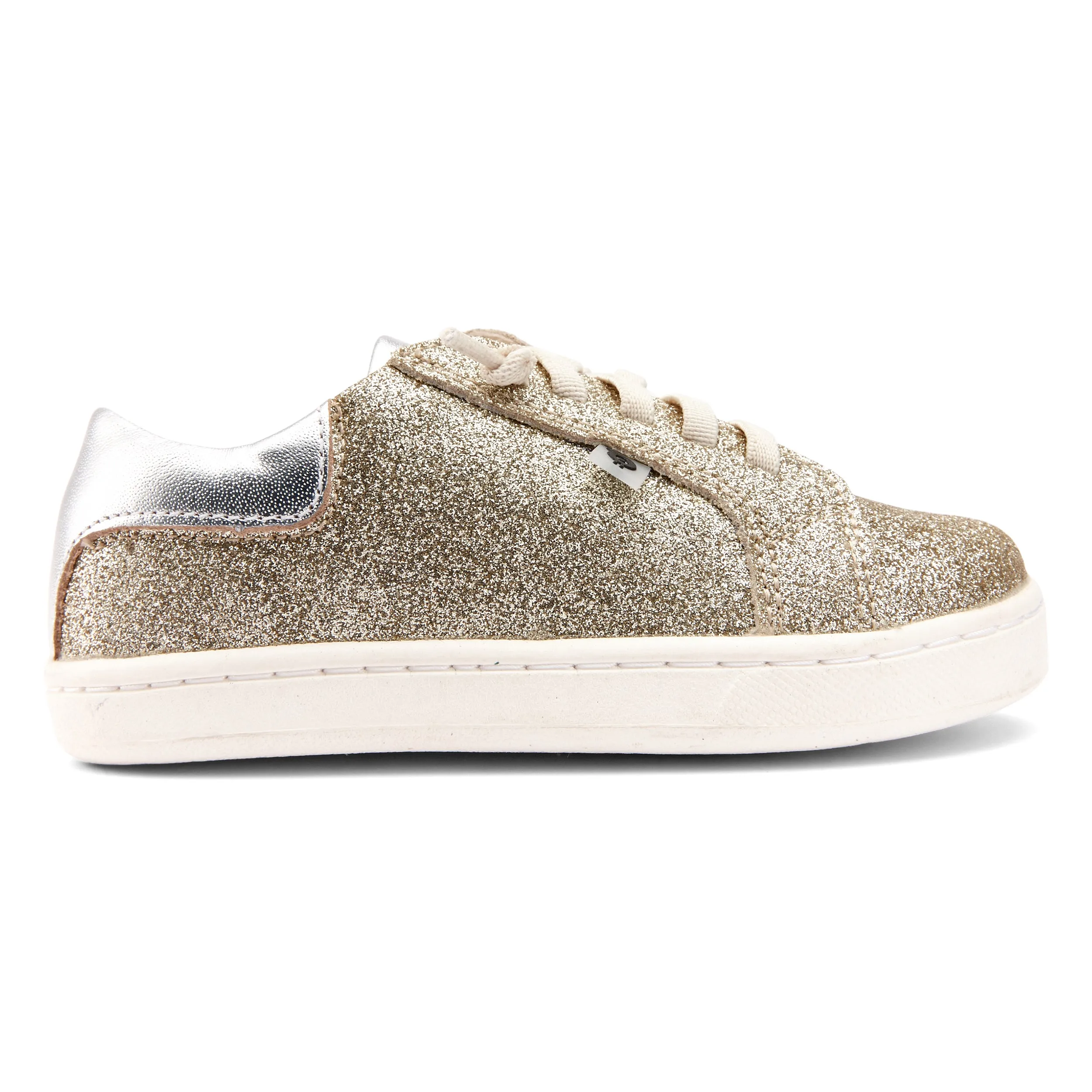 Old Soles 6114 Girl's The Throne Sneaker Shoe - Glam Gold/Silver/Silver