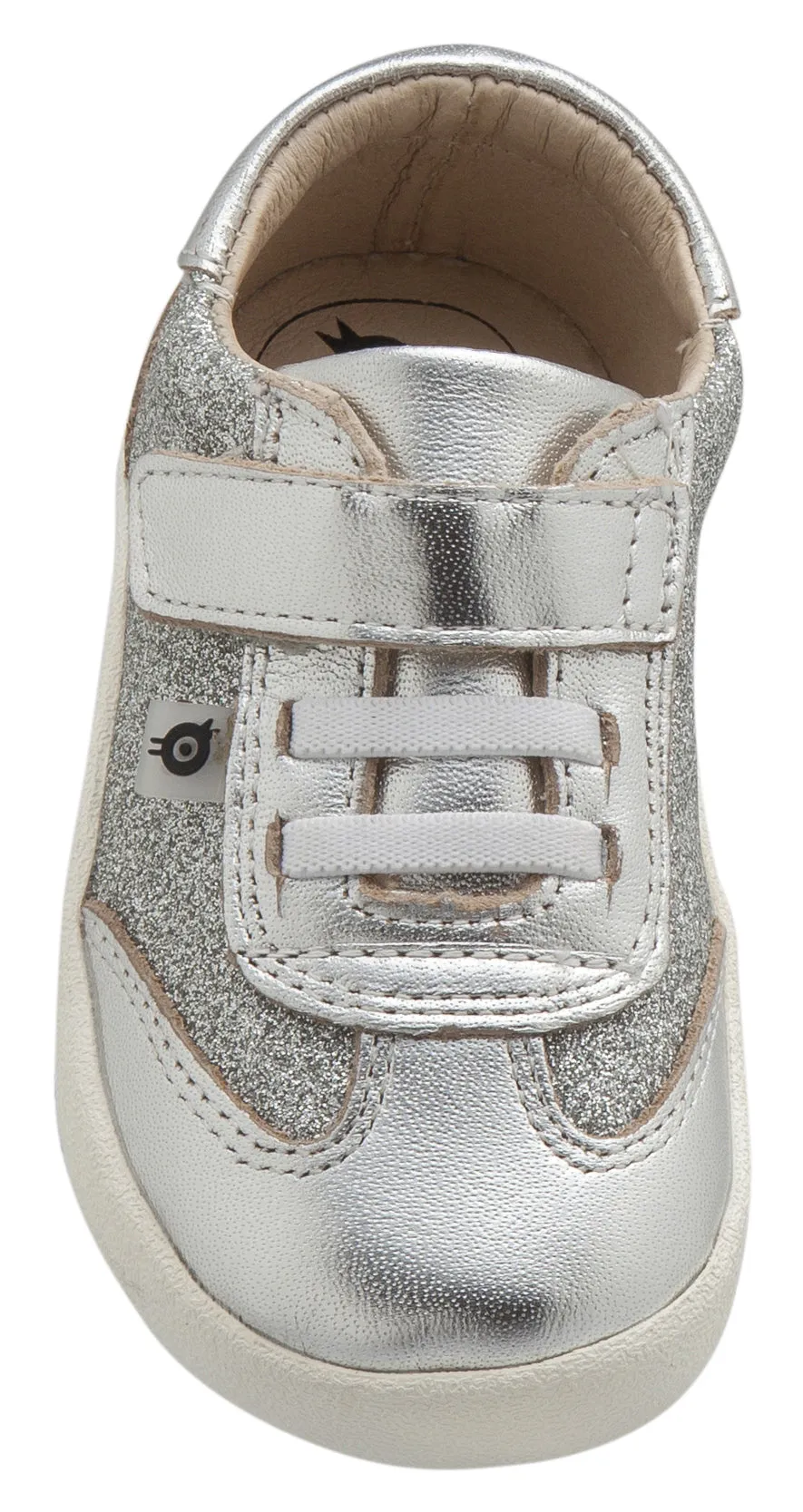 Old Soles Boy's and Girl's Glam Sneakers, Glam Argent / Silver