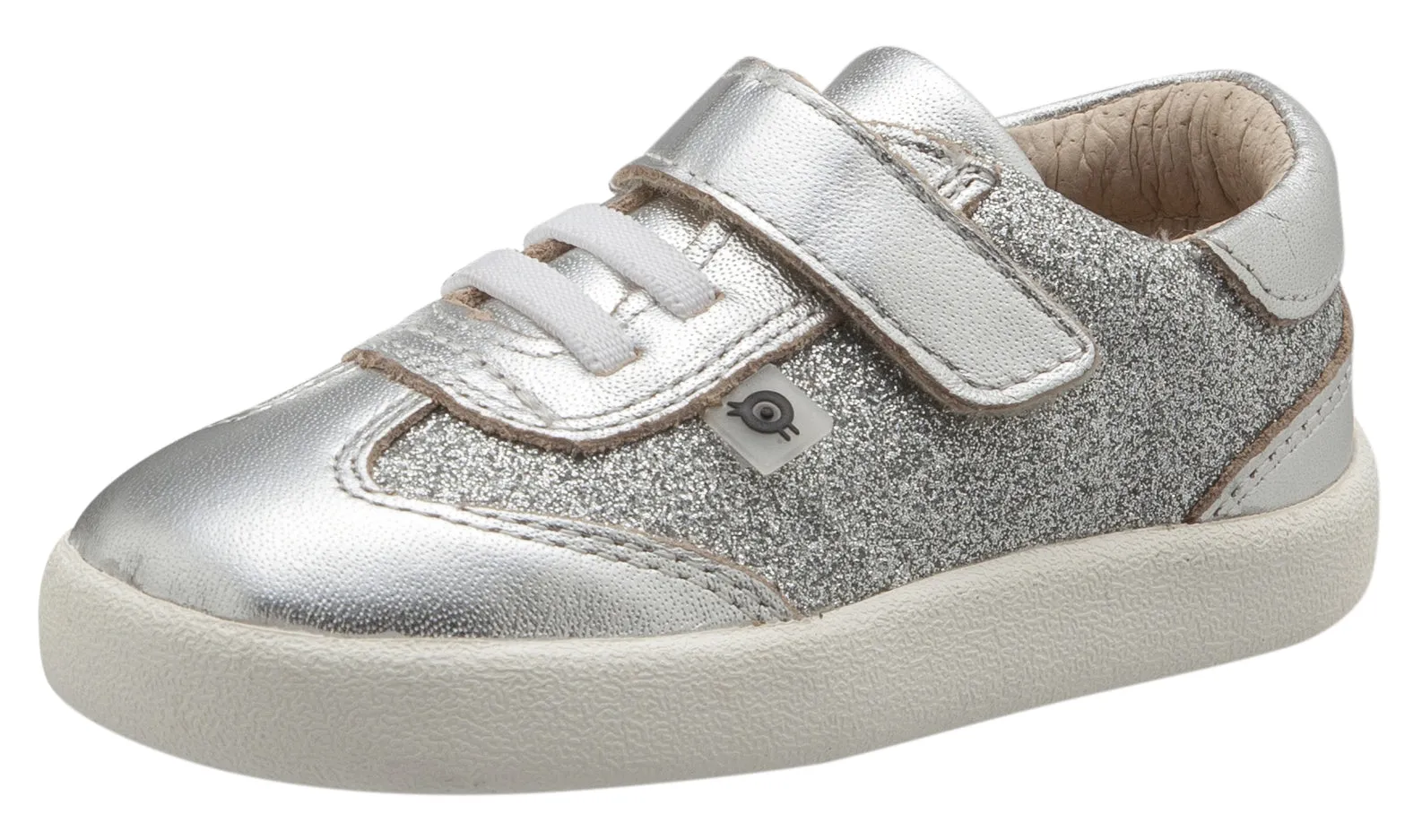 Old Soles Boy's and Girl's Glam Sneakers, Glam Argent / Silver