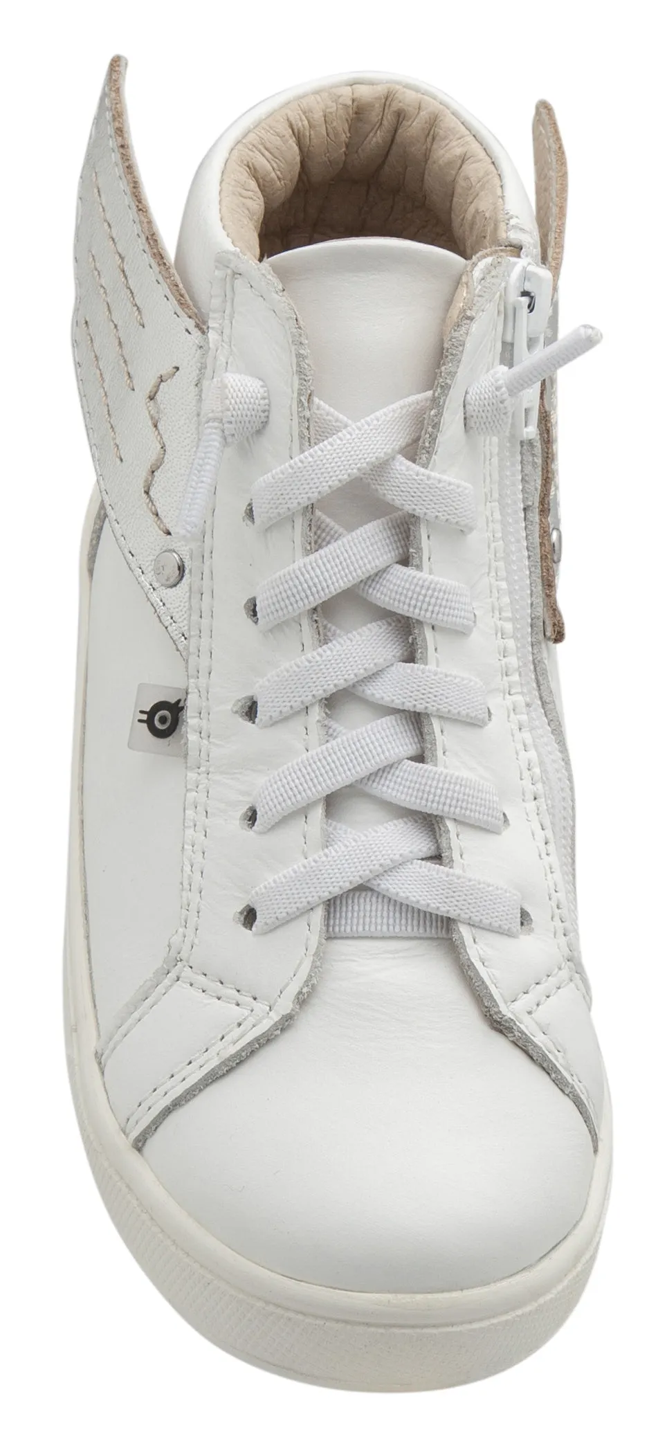 Old Soles Girl's & Boy's Local Wings Sneakers, Snow / Silver