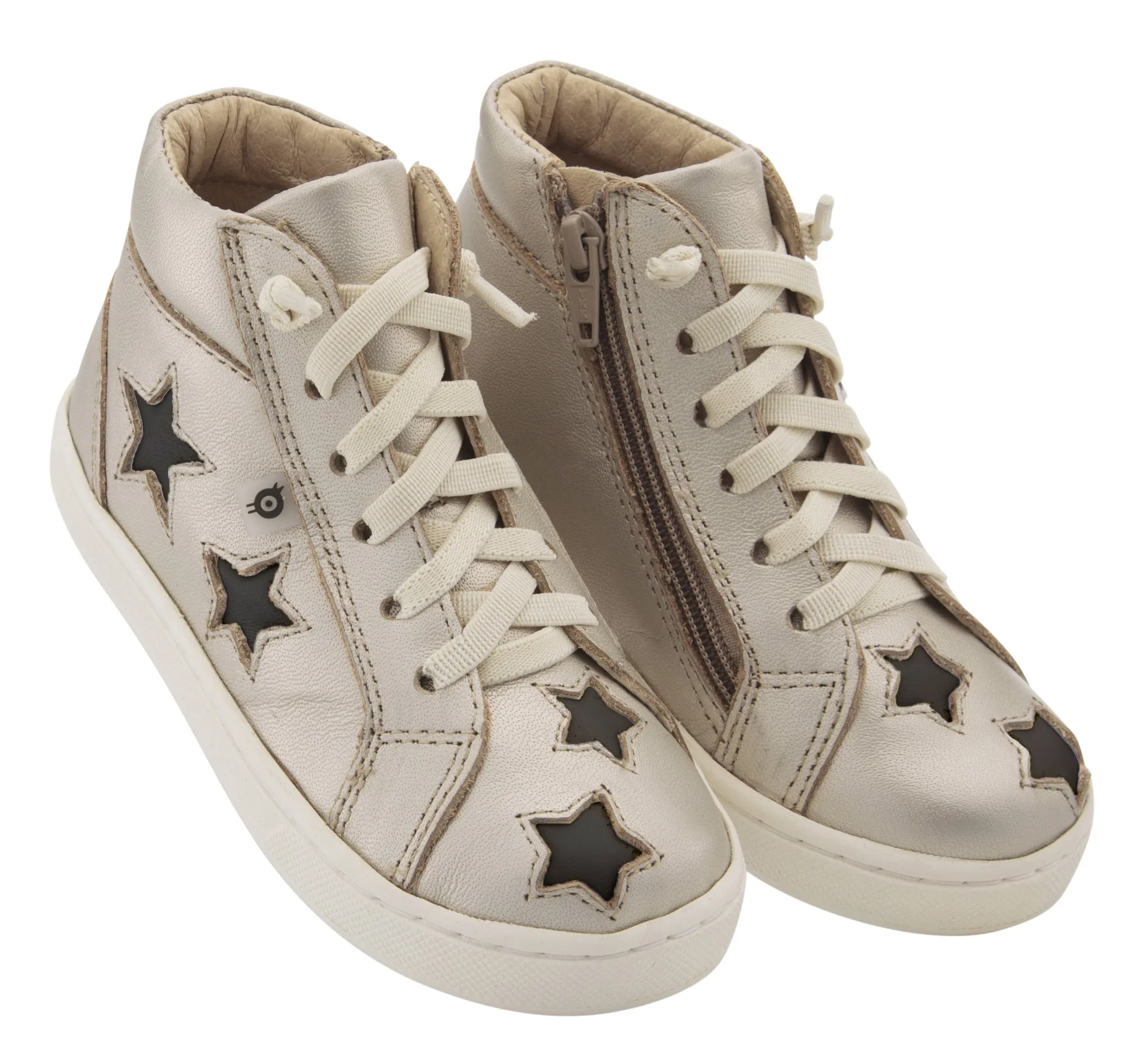 Old Soles Girl's & Boy's Starey High Top Sneaker - Chalk/Black