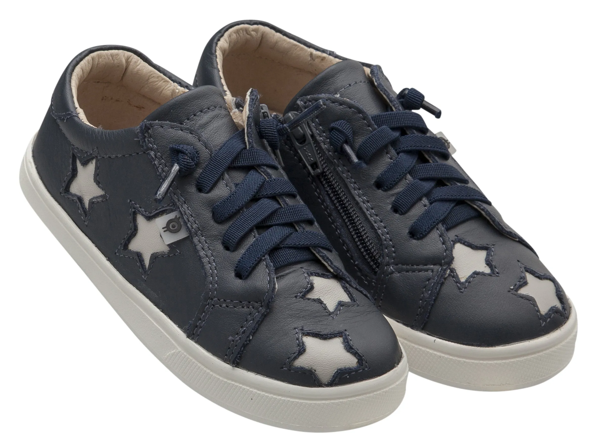 Old Soles Girl's and Boy's Starey Runner, Navy/Gris