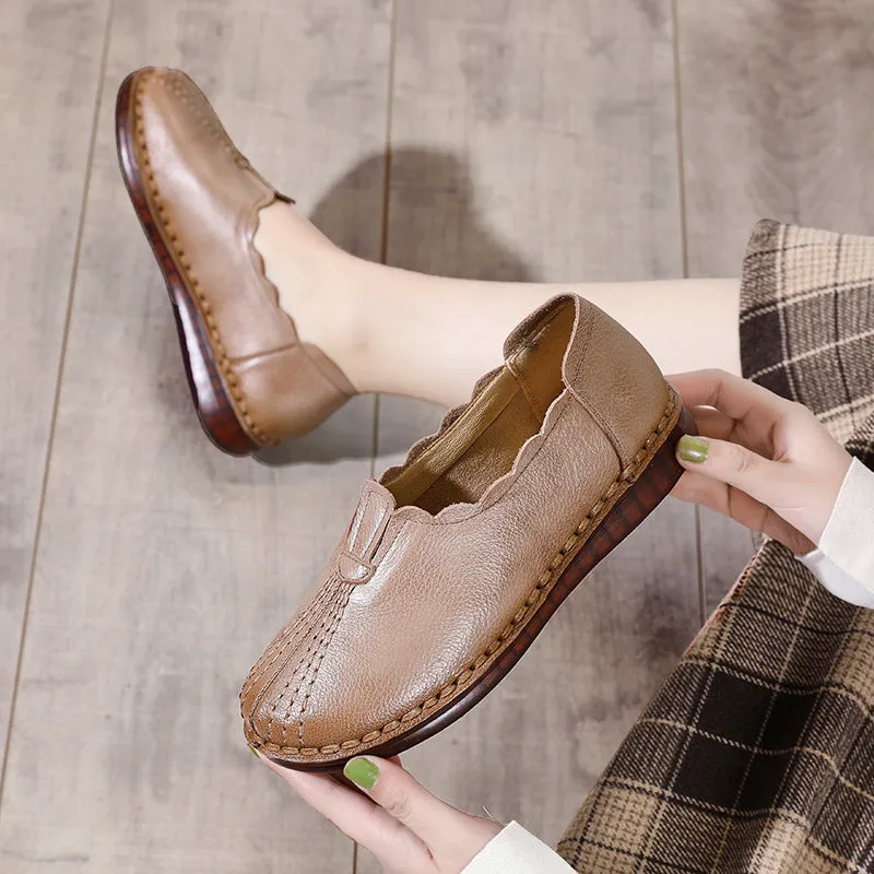 Orthopedic Casual Leather Slip-on Shoes