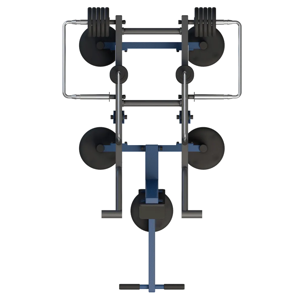 OUTDOOR FITNESS EQUIPMENT STREETBARBELL SEATED DIP