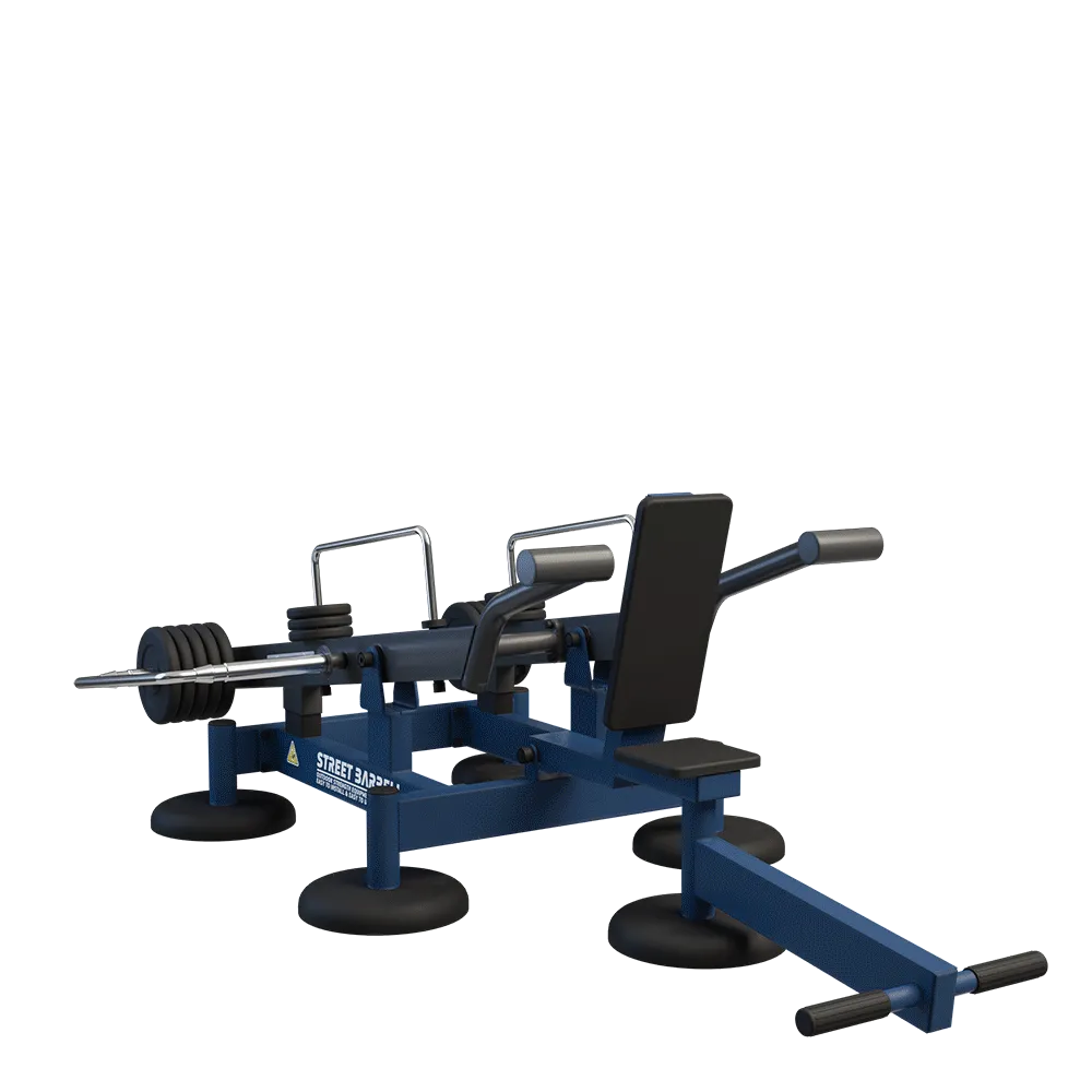 OUTDOOR FITNESS EQUIPMENT STREETBARBELL SEATED DIP