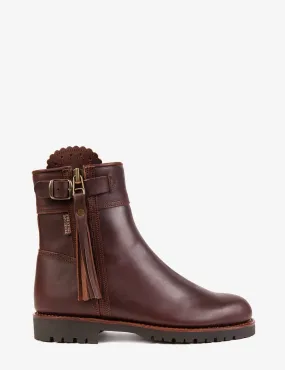 Penelope Chilvers Cropped Tassel Boots Conker