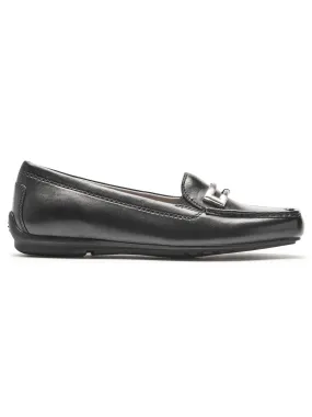 Rockport Women's Total Motion Driver Ornament Loafer Black CI4643