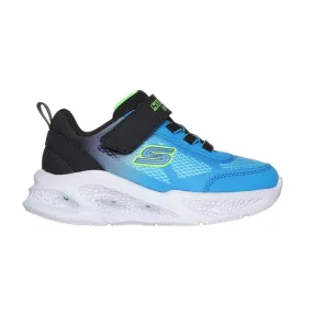 Skechers scarpa da ginnastica da bambino con luci Meteor Lights Krendox 401495L/BKBL nero-blu
