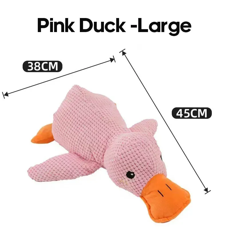 Stomping Duck Bite-Resistant Plush Dog Toy