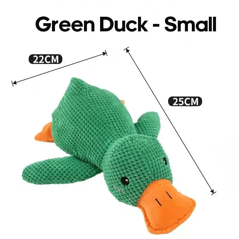 Stomping Duck Bite-Resistant Plush Dog Toy