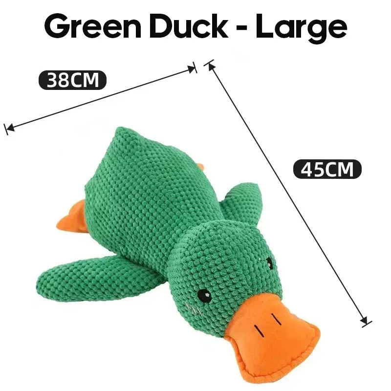 Stomping Duck Bite-Resistant Plush Dog Toy